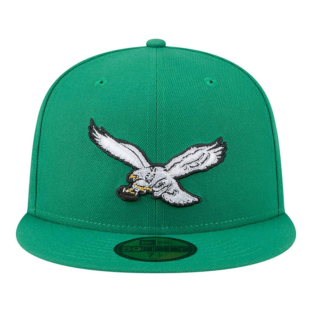 New Era Philadelphia Eagles Kelly Green Main 59FIFTY Fitted Hat sale