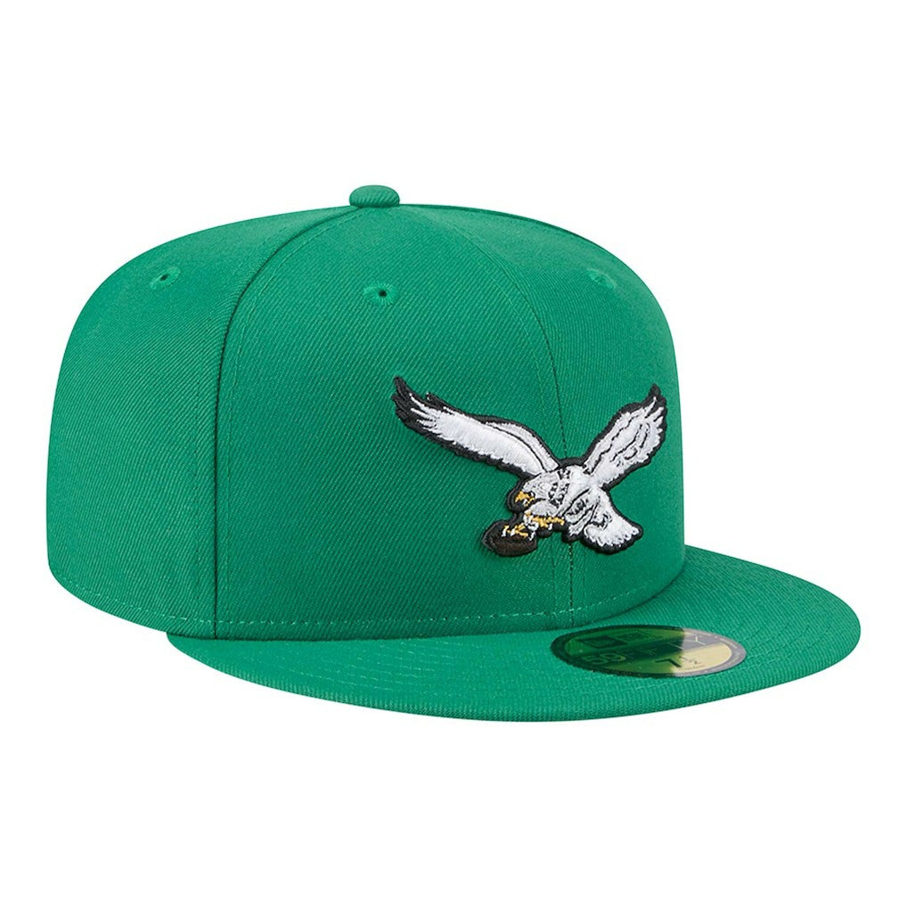 New Era Philadelphia Eagles Kelly Green Main 59FIFTY Fitted Hat sale