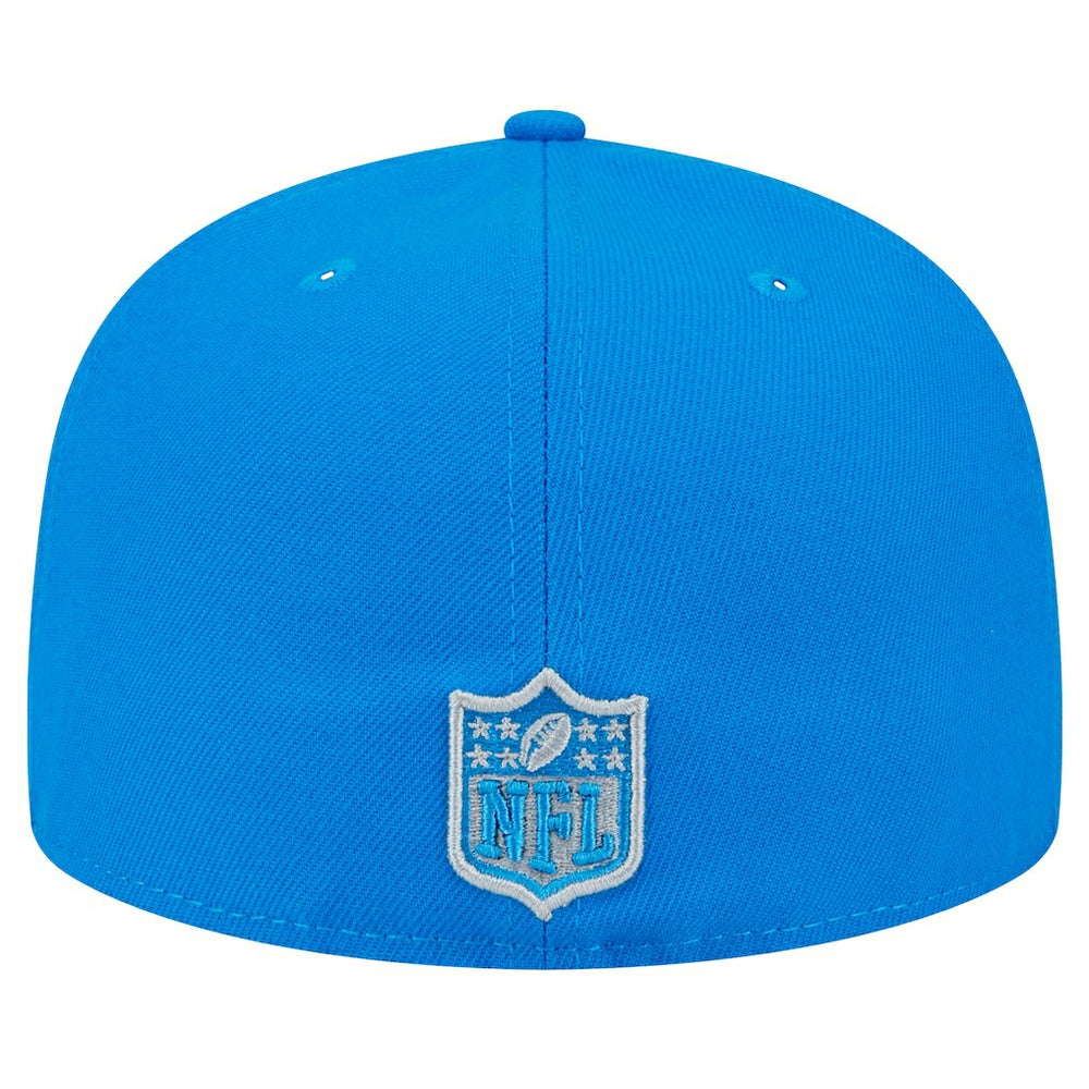 Detroit Lions New Era Main Side Patch 59FIFTY Fitted Hat - Blue sale