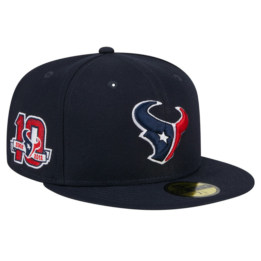 Houston Texans New Era Main Side Patch 59FIFTY Fitted Hat - Navy sale