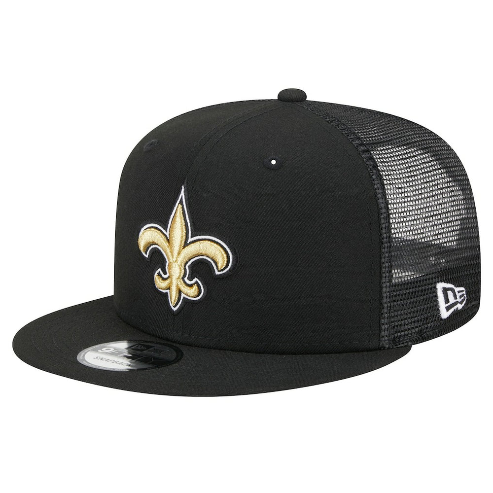 New Orleans Saints New Era Main Trucker 9FIFTY Snapback Hat - Black outlet