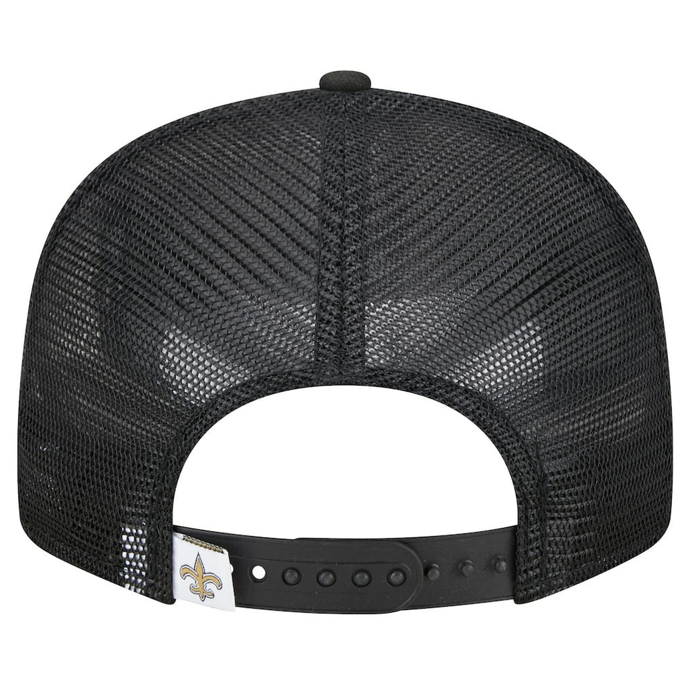 New Orleans Saints New Era Main Trucker 9FIFTY Snapback Hat - Black outlet