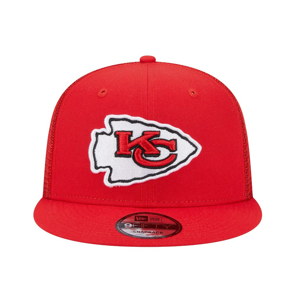 Kansas City Chiefs New Era Main Trucker 9FIFTY Snapback Hat - Red cheap
