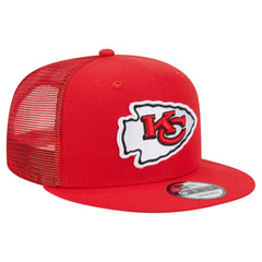 Kansas City Chiefs New Era Main Trucker 9FIFTY Snapback Hat - Red cheap