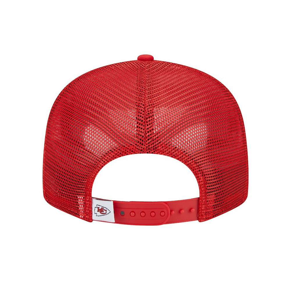 Kansas City Chiefs New Era Main Trucker 9FIFTY Snapback Hat - Red cheap