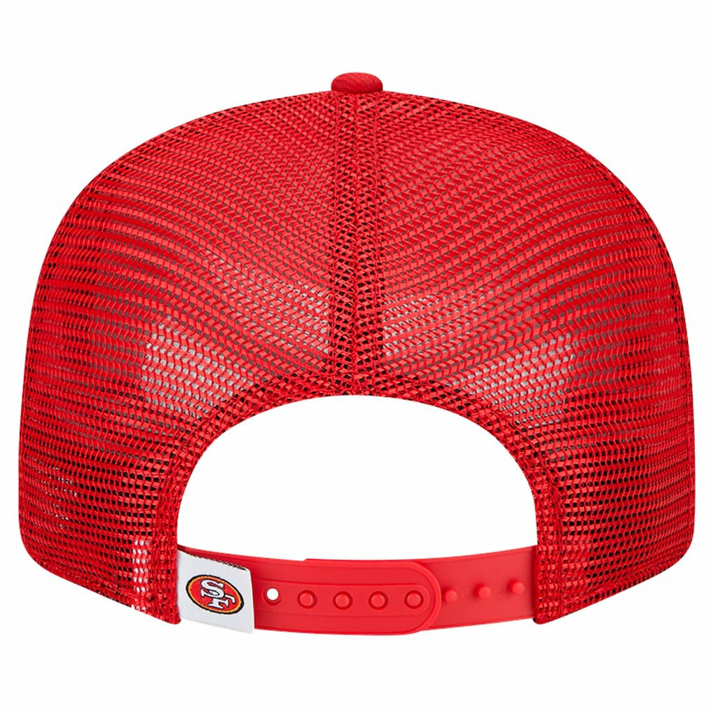 San Francisco 49ers New Era Main Trucker 9FIFTY Snapback Hat - Scarlet on sale