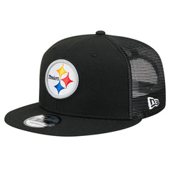 Pittsburgh Steelers New Era Main Trucker 9FIFTY Snapback Hat - Black outlet