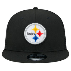 Pittsburgh Steelers New Era Main Trucker 9FIFTY Snapback Hat - Black outlet