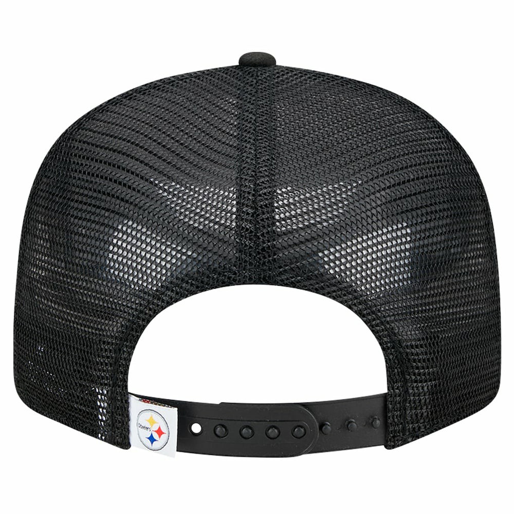 Pittsburgh Steelers New Era Main Trucker 9FIFTY Snapback Hat - Black outlet