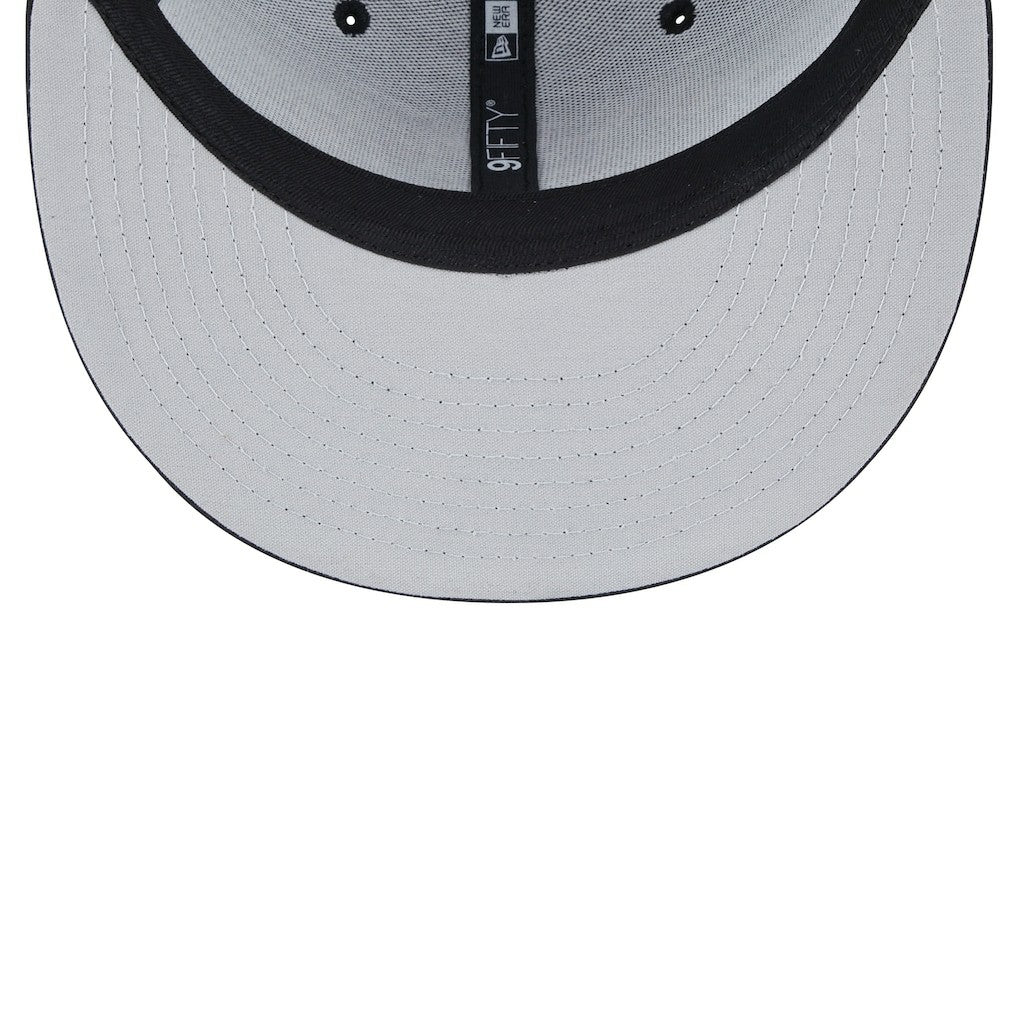 Cincinnati Bengals New Era Throwback Main Trucker 9FIFTY Snapback Hat - Black on sale