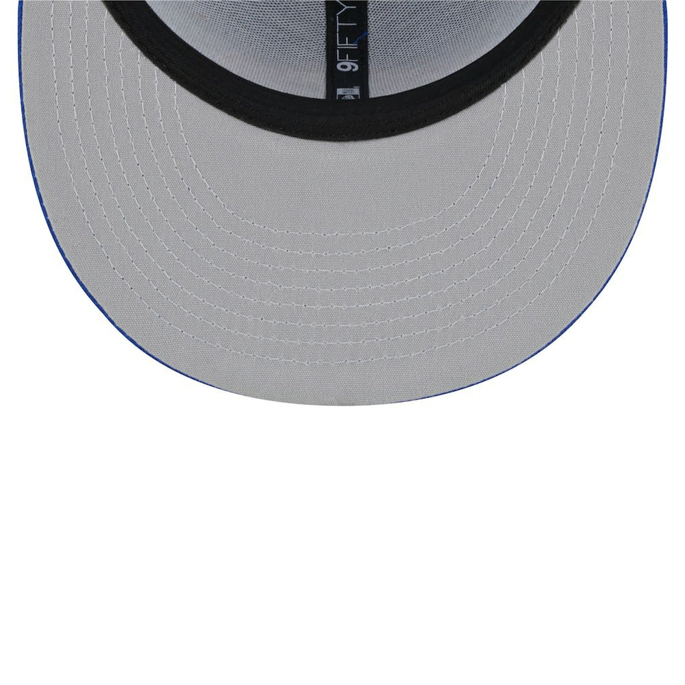 Buffalo Bills New Era Throwback Main Trucker 9FIFTY Snapback Hat - Royal for sale