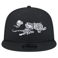 New Era Cincinnati Bengals Black Main Trucker 9FIFTY Snapback Hat sale
