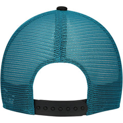 Jacksonville Jaguars New Era Youth A-Frame 9FORTY Trucker Adjustable Hat - Black cheap