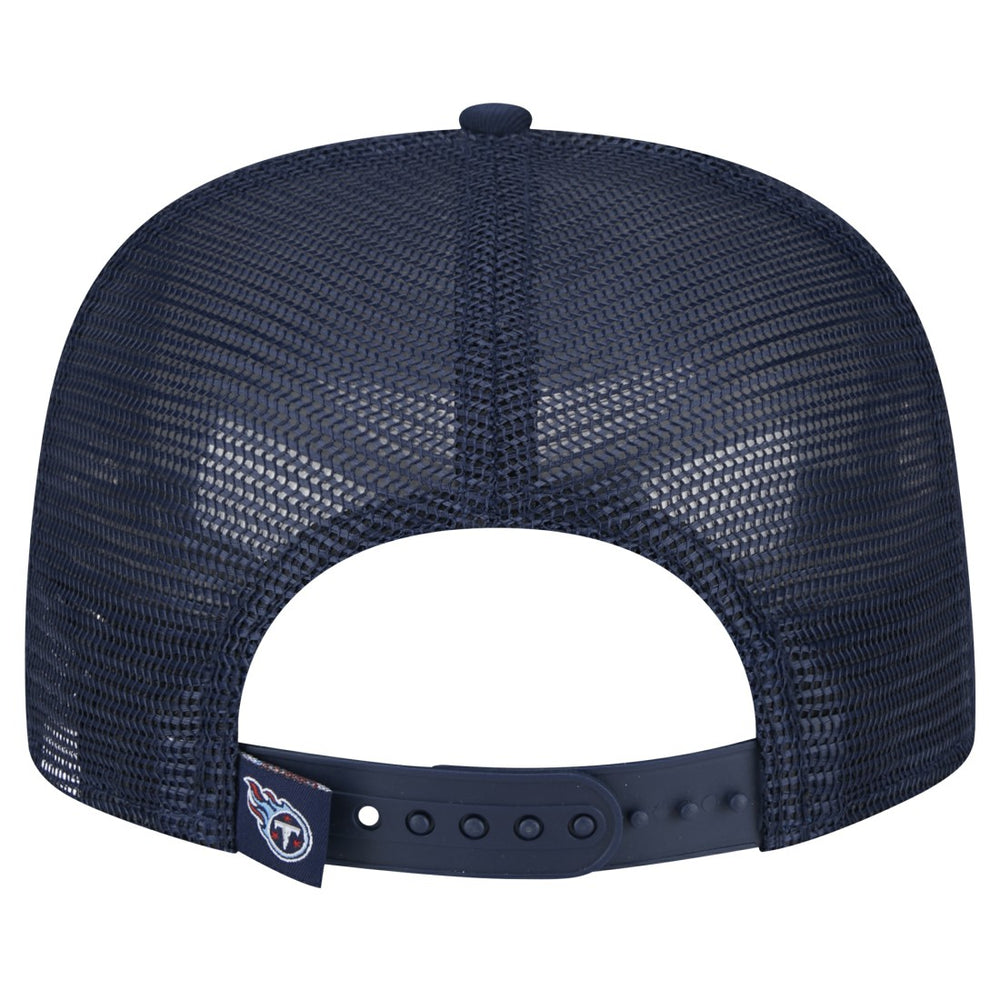 Tennessee Titans New Era Youth Distressed 9FIFTY A-Frame Snapback Hat - White/Navy cheap
