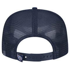 Tennessee Titans New Era Youth Distressed 9FIFTY A-Frame Snapback Hat - White/Navy cheap
