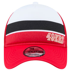 San Francisco 49ers New Era Youth Sport Night Color Block 9FORTY A-Frame Trucker Adjustable Hat - Scarlet outlet