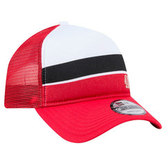 San Francisco 49ers New Era Youth Sport Night Color Block 9FORTY A-Frame Trucker Adjustable Hat - Scarlet outlet