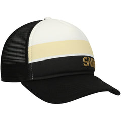 New Orleans Saints New Era Preschool Sport Night Color Block 9FORTY A-Frame Trucker Adjustable Hat - Black cheap