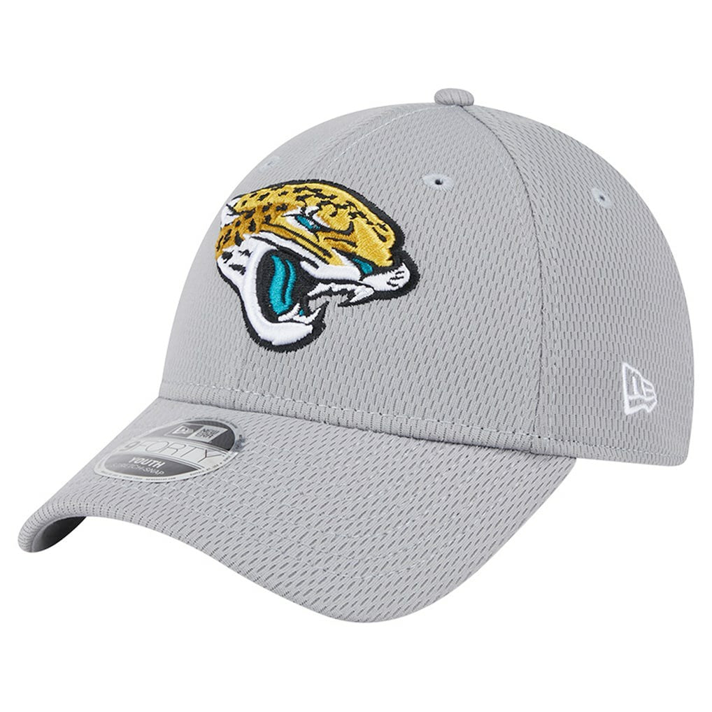 Jacksonville Jaguars New Era Youth Main 9FORTY Adjustable Hat - Gray discount