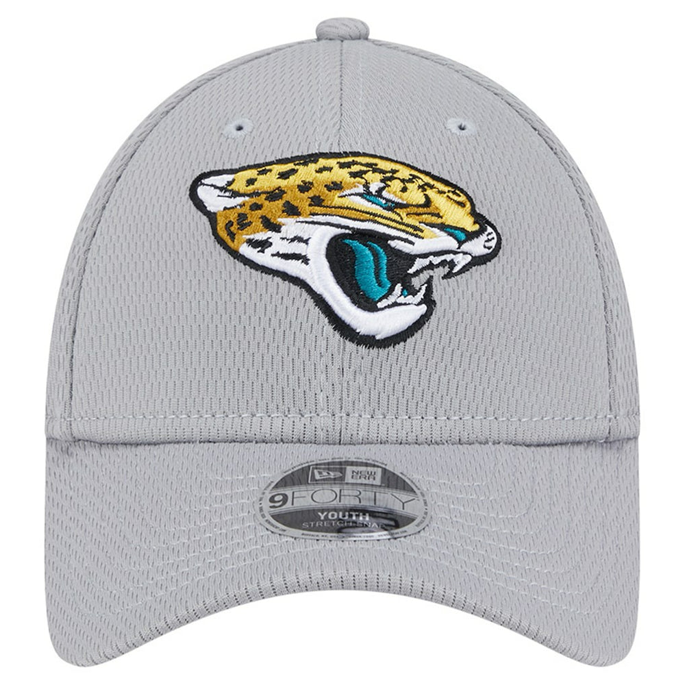 Jacksonville Jaguars New Era Youth Main 9FORTY Adjustable Hat - Gray discount