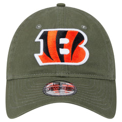 Cincinnati Bengals New Era Youth Main 9TWENTY Adjustable Hat - Olive cheap
