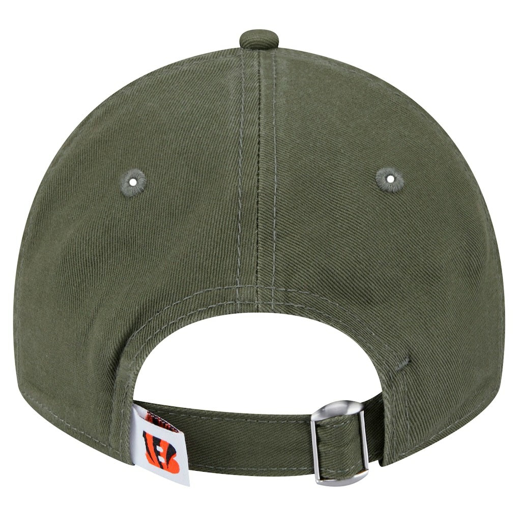Cincinnati Bengals New Era Youth Main 9TWENTY Adjustable Hat - Olive cheap