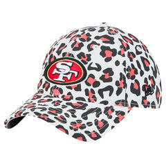 San Francisco 49ers New Era Preschool Active Leopard 9TWENTY Adjustable Hat - White on sale