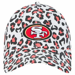 San Francisco 49ers New Era Preschool Active Leopard 9TWENTY Adjustable Hat - White on sale