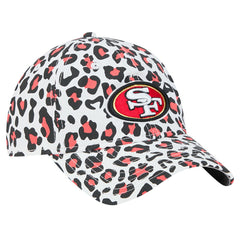 San Francisco 49ers New Era Preschool Active Leopard 9TWENTY Adjustable Hat - White on sale