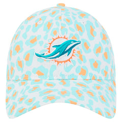 Miami Dolphins New Era Preschool Active Leopard 9TWENTY Adjustable Hat - White online