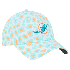 Miami Dolphins New Era Preschool Active Leopard 9TWENTY Adjustable Hat - White online