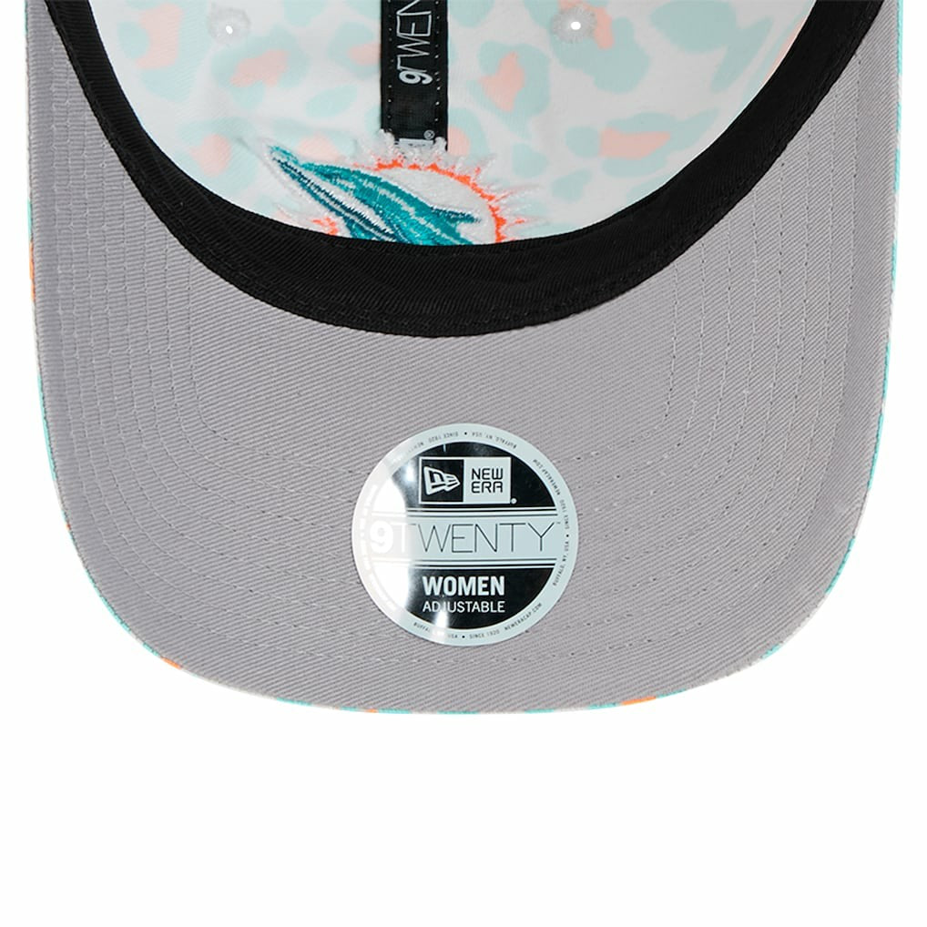 Miami Dolphins New Era Preschool Active Leopard 9TWENTY Adjustable Hat - White online