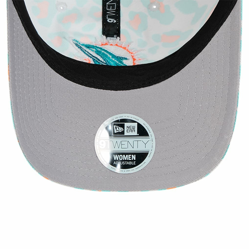 Miami Dolphins New Era Preschool Active Leopard 9TWENTY Adjustable Hat - White online