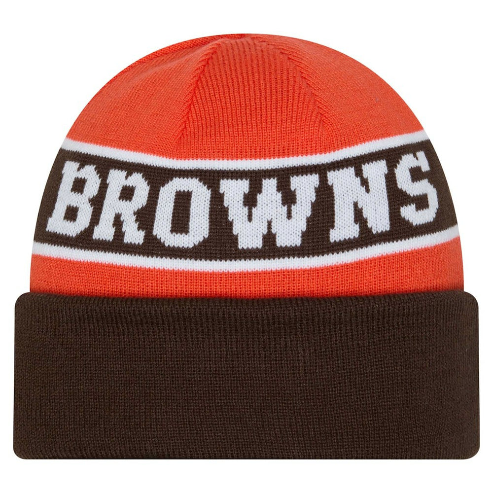 Cleveland Browns New Era Youth Active Reversible Cuffed Knit Hat - Brown online