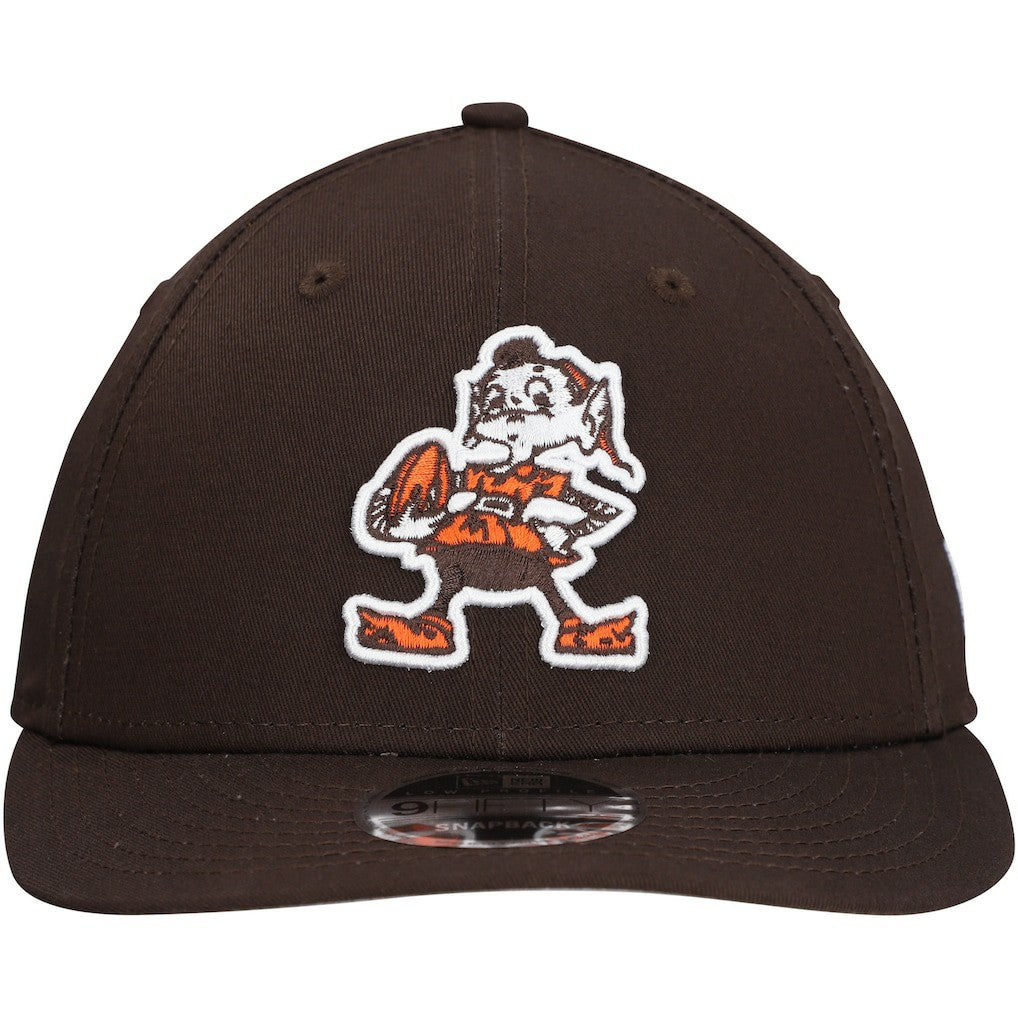 Cleveland Browns New Era Main Low Profile 9FIFTY Snapback Hat - Brown sale