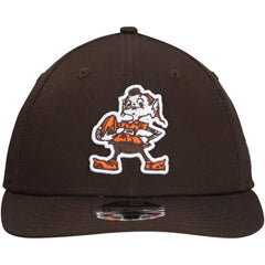 Cleveland Browns New Era Main Low Profile 9FIFTY Snapback Hat - Brown sale