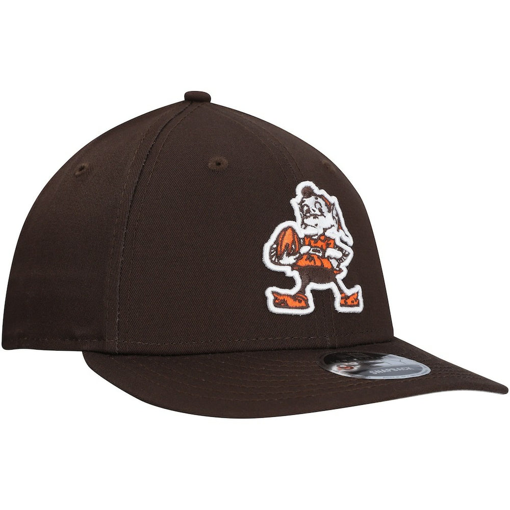 Cleveland Browns New Era Main Low Profile 9FIFTY Snapback Hat - Brown sale