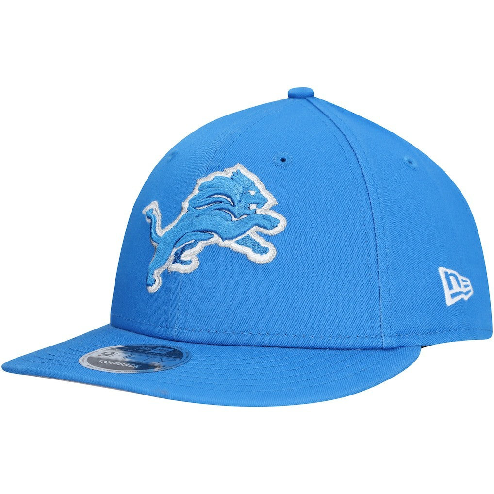 Detroit Lions New Era Main Low Profile 9FIFTY Snapback Hat - Blue discount