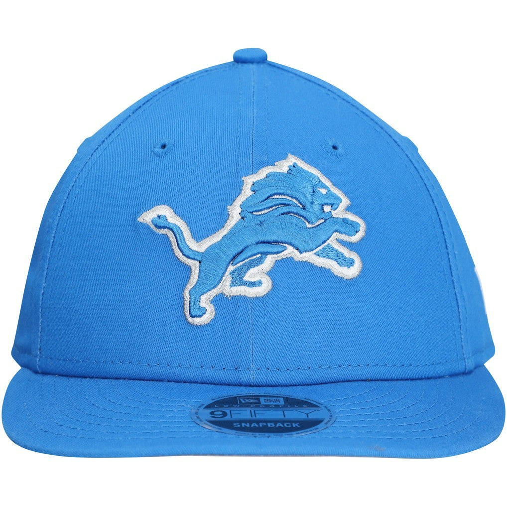Detroit Lions New Era Main Low Profile 9FIFTY Snapback Hat - Blue discount