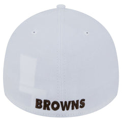 Cleveland Browns New Era Throwback 39THIRTY Flex Hat - White outlet