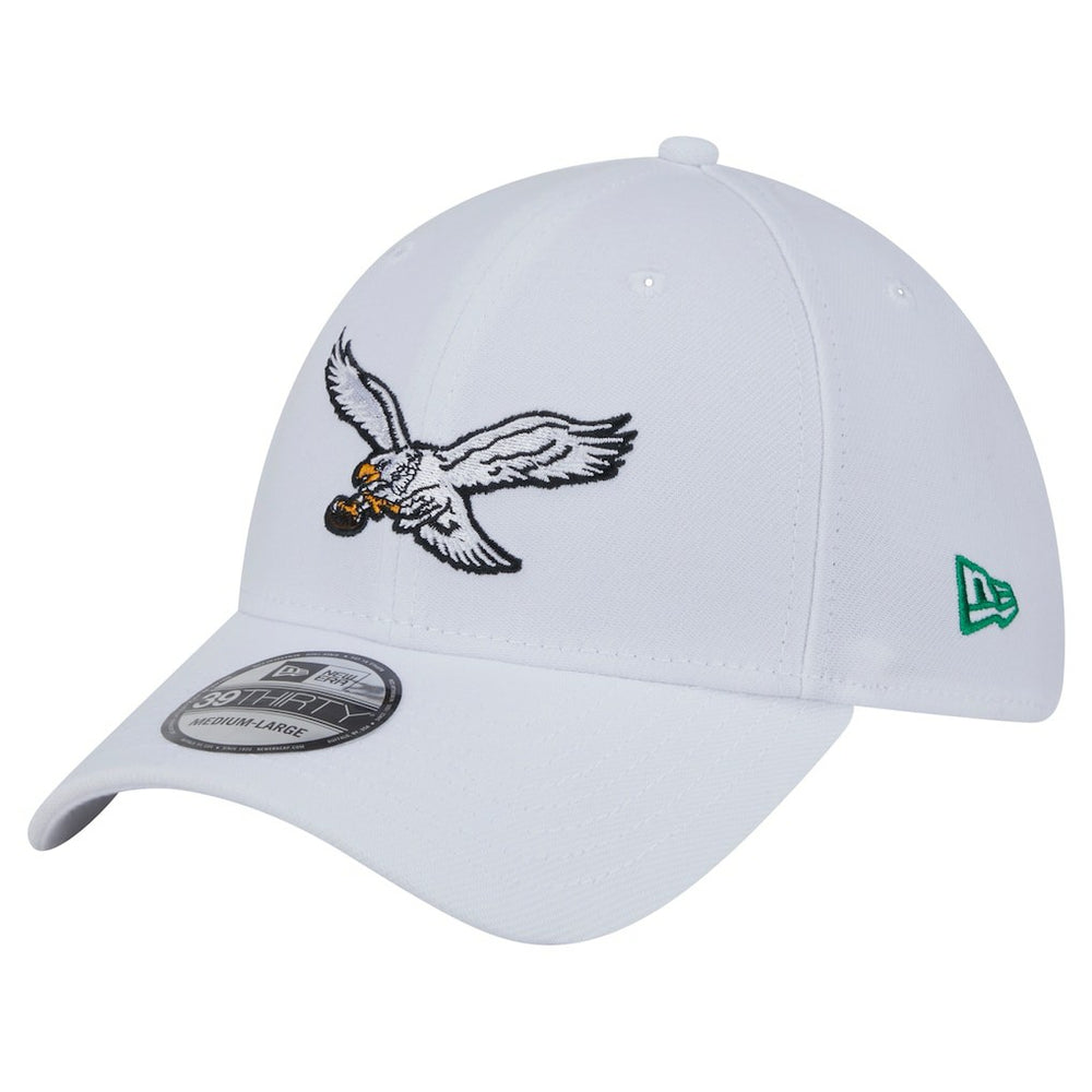 Philadelphia Eagles New Era Throwback 39THIRTY Flex Hat - White outlet