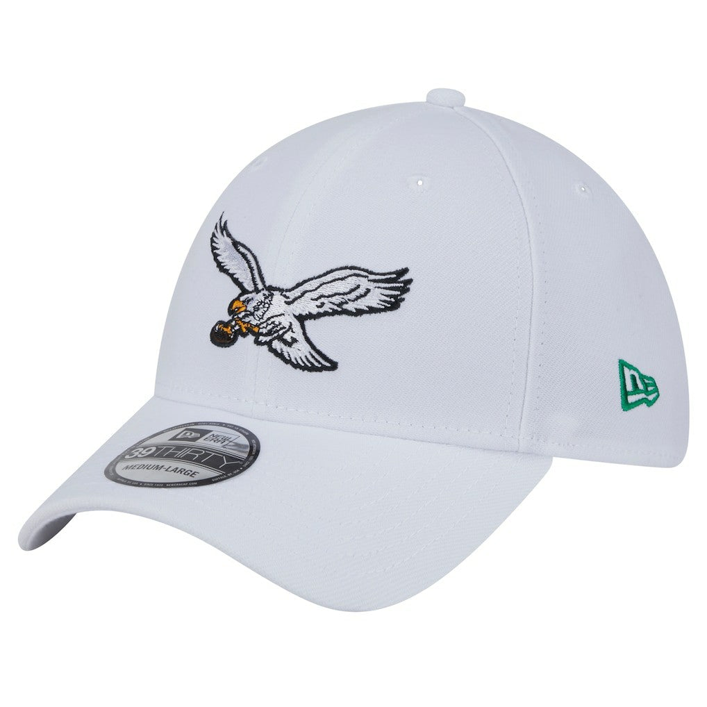 Philadelphia Eagles New Era Throwback 39THIRTY Flex Hat - White outlet