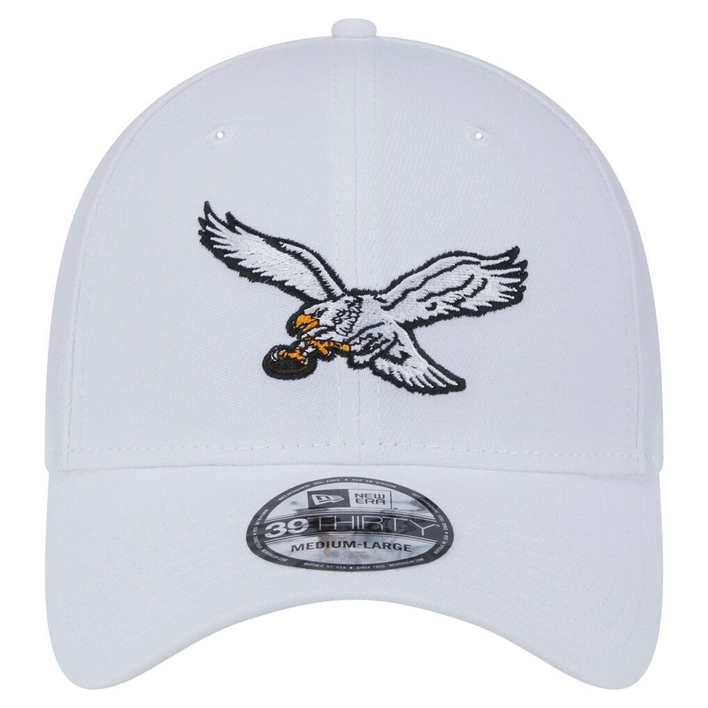 Philadelphia Eagles New Era Throwback 39THIRTY Flex Hat - White outlet