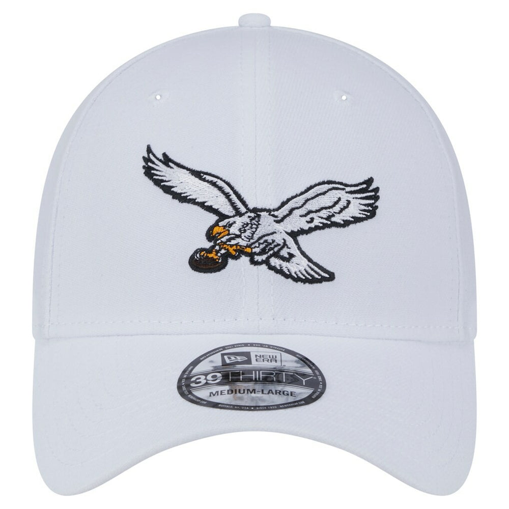 Philadelphia Eagles New Era Throwback 39THIRTY Flex Hat - White outlet