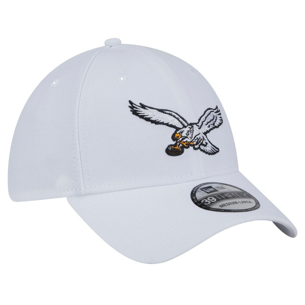 Philadelphia Eagles New Era Throwback 39THIRTY Flex Hat - White outlet