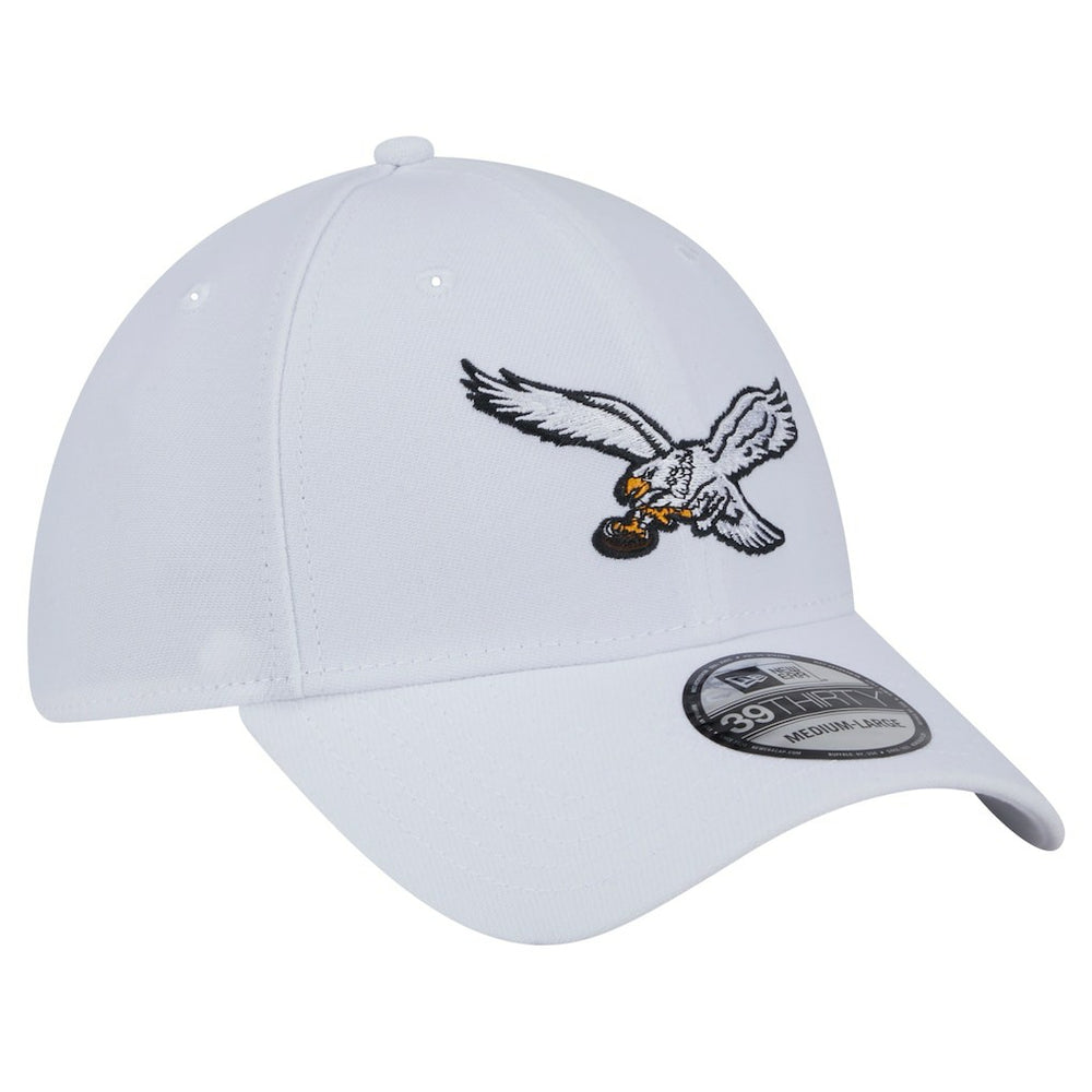 Philadelphia Eagles New Era Throwback 39THIRTY Flex Hat - White outlet