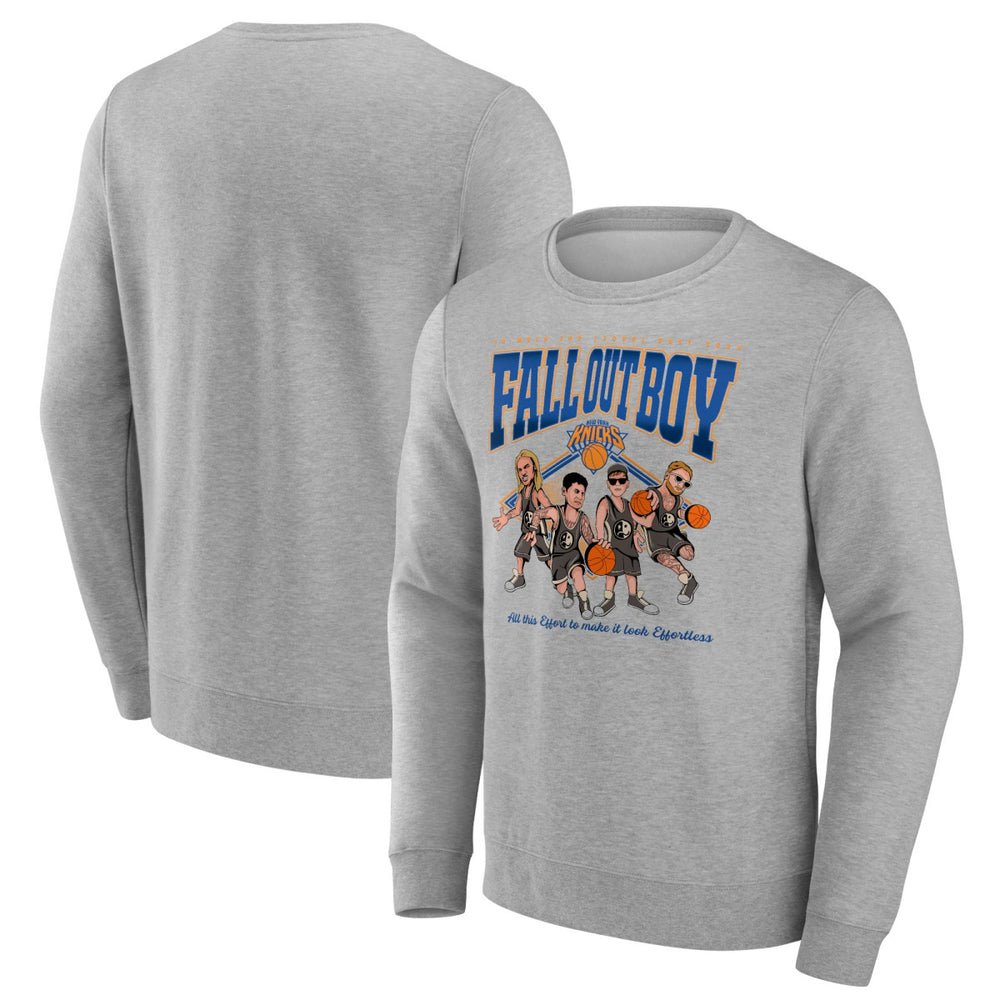 Fall Out Boy x New York Knicks So Much For (2our) Dust Fleece Pullover Sweatshirt - Gray online
