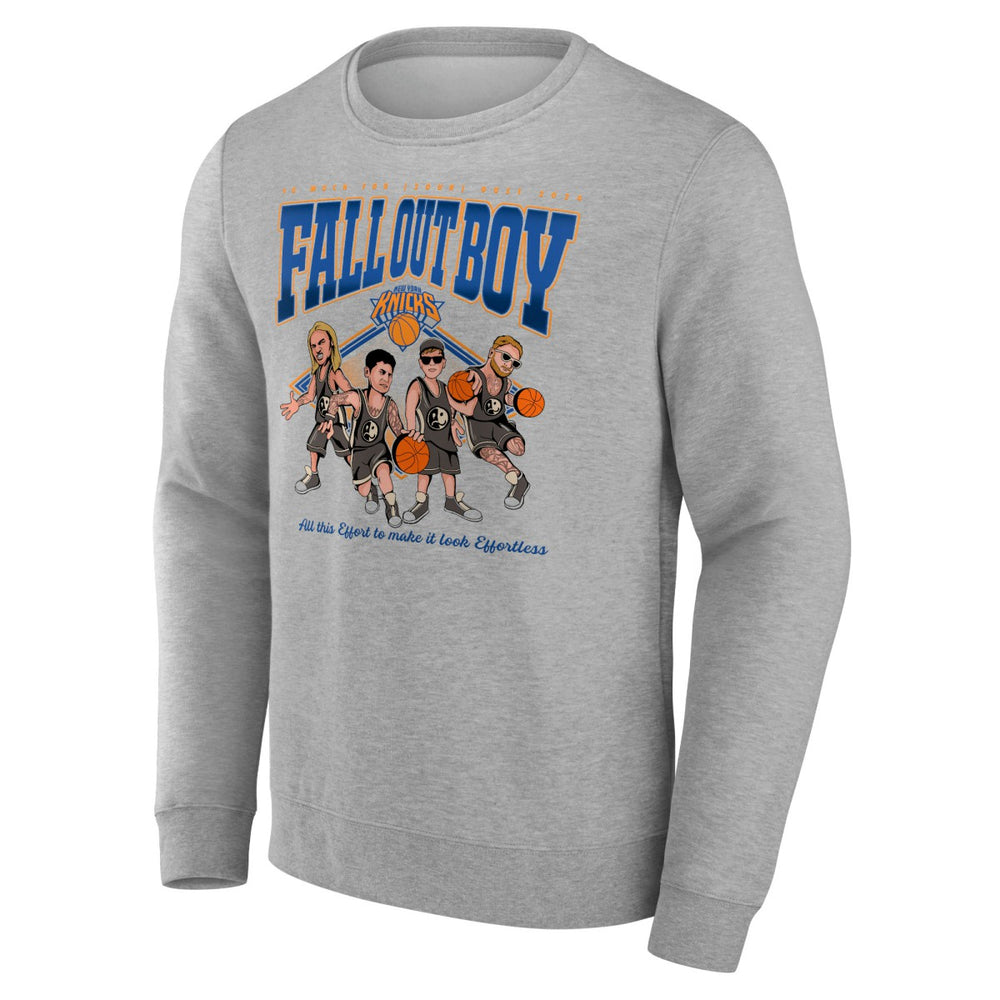 Fall Out Boy x New York Knicks So Much For (2our) Dust Fleece Pullover Sweatshirt - Gray online