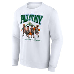 Fall Out Boy x Milwaukee Bucks So Much For (2our) Dust Fleece Pullover Sweatshirt - White for sale