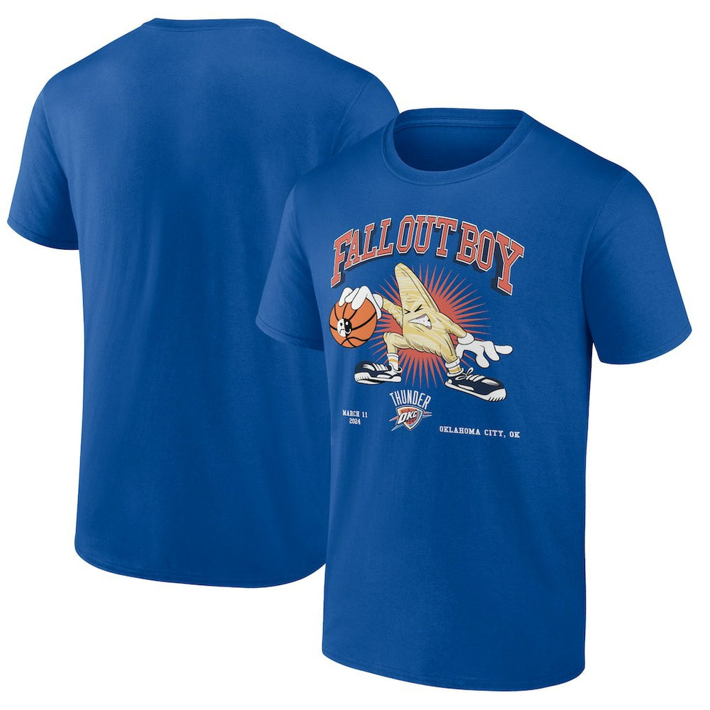 Fall Out Boy x Oklahoma City Thunder So Much For (2our) Dust T-Shirt - Blue for sale